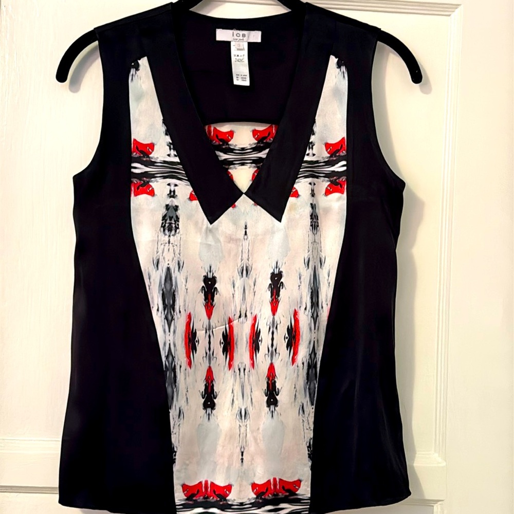 ICB sleeveless blouse from Barney’s New York